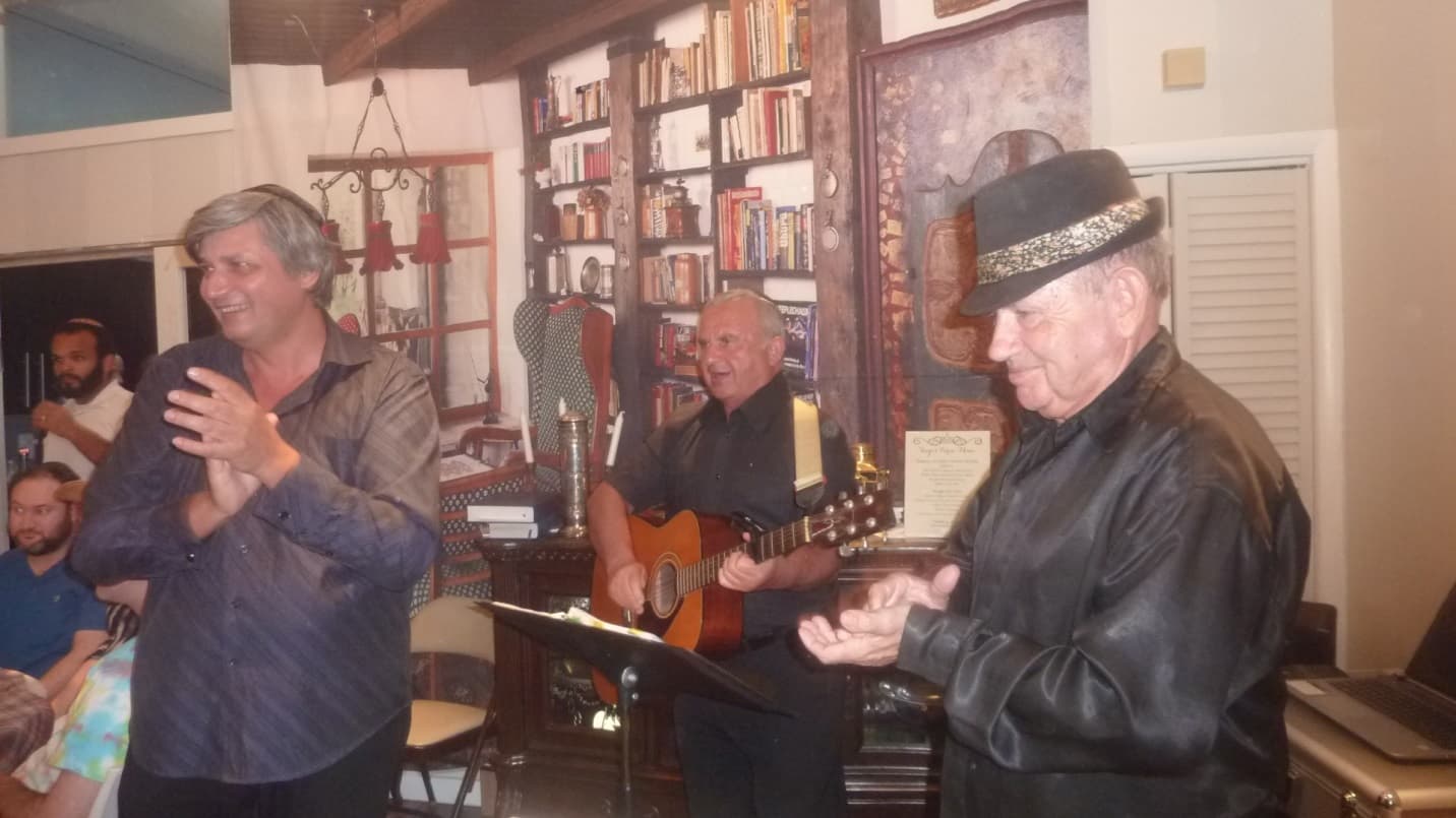 Purim celebration at Coral Gables (Florida) with Eddie and Constantin